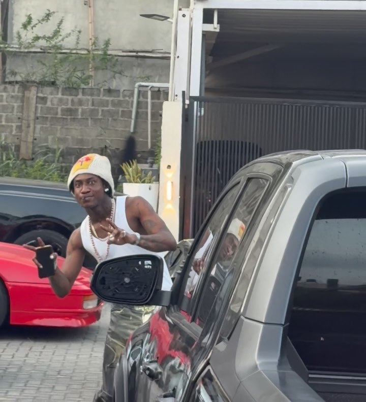 THE MOMENT SHALLIPOPI ARRIVED BURNA BOY’S MANSION IN HIS LAMBORGHINI HURACAN EVO. REAL LIFE GTA! 😂🏎️💨