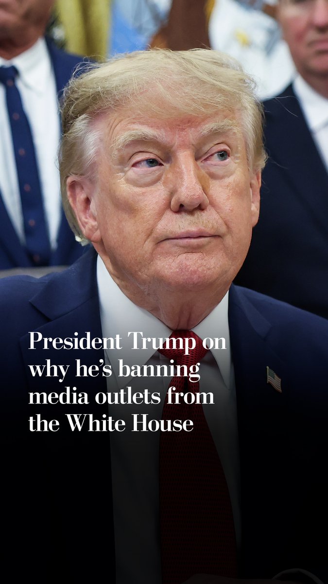 President Trump said he would block MS NOW, CNN and Politico from White House grounds. CNN and MS NOW said its journalists were denied access to the White House grounds Saturday. Press advocacy groups say the move is a violation of the First Amendment.