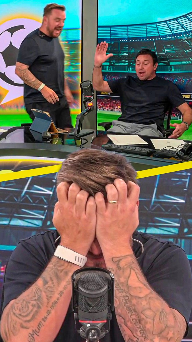 👀"Bring back Poch!" 😡🤣"I need to get out of here!" Jason Cundy blocks Jamie O'Hara from storming out of the studio after Spurs lose to Aston Villa!
