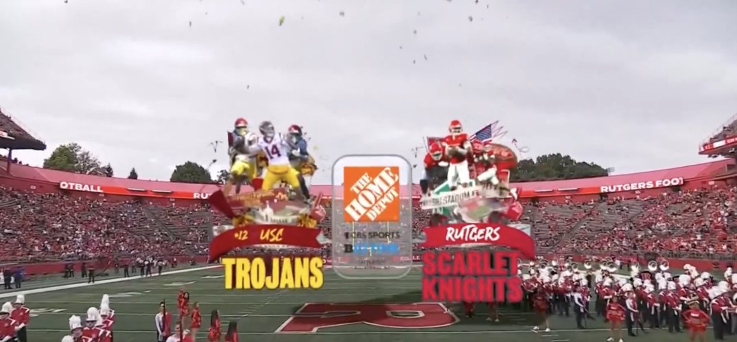 Welcome to Piscataway and welcome to the Big Ten on CBS! It's No. 12 USC Football ✌️ taking on Rutgers Football 🪓! 📺 CBS | Paramount+