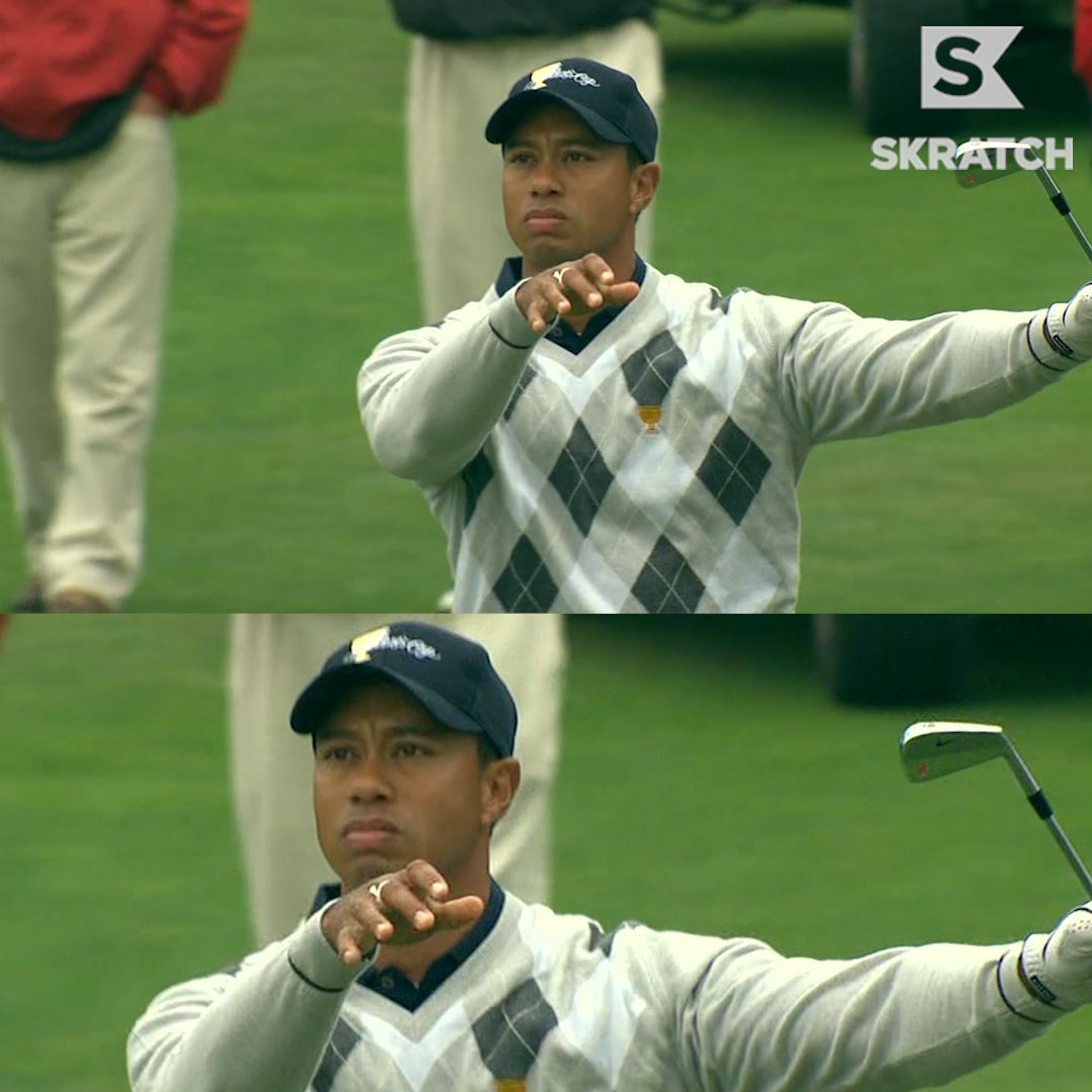 Throwback to Tiger Woods legendary club twirl at the 2009 Presidents Cup 🔥 📹 Skratch