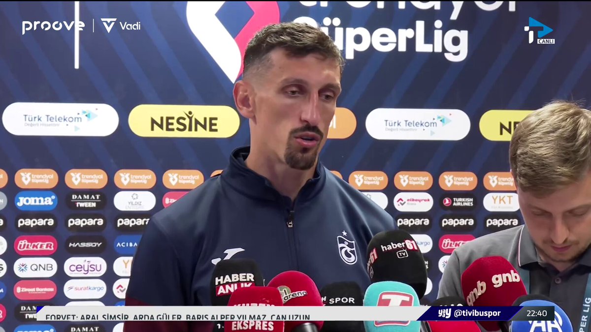 🗣️ Stefan Savic: “Ben hakemlerin herkese eşit bir şekilde, adil davranmasını istiyorum. Sadece Trabzonspor'a değil; ligdeki tüm takımlara adil bir şekilde davranılmasının taraftarıyım.”
