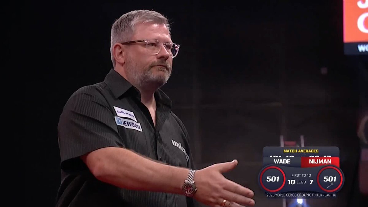 WADE DEFIES NIJMAN! James Wade impresses to dispatch Wessel Nijman 10-7 and will take on Gerwyn Price in the quarter-finals! 📺 #WSODFinals | R2
