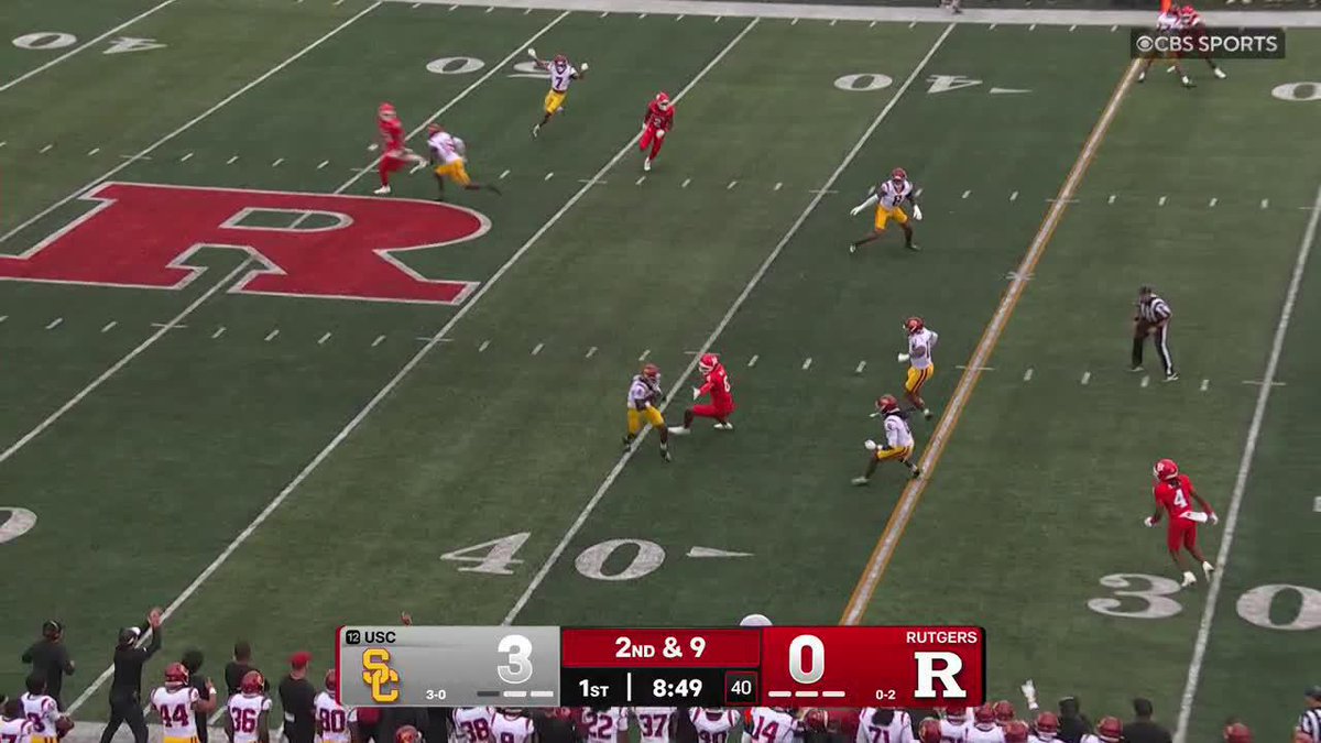 acrobatic INT from Christian Pierce to set up our score 😤 📺 CBS