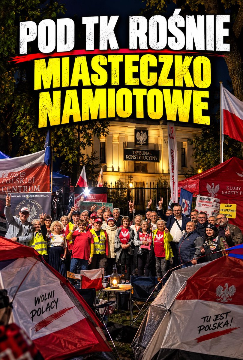 Polacy pilnują jednego z ostatnich bastionów praworządności. Miasteczko namiotowe z każdym dniem jest coraz większe, a przedstawiciele Klubów Gazety Polskiej, Wolnych Polaków i ROG dyżurują przez całą dobę.