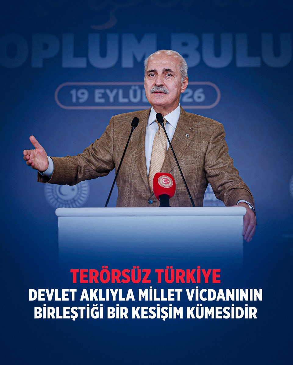 ❝Terörsüz Türkiye süreci, devlet aklıyla millet vicdanının birleştiği bir birleşim kümesidir.❞