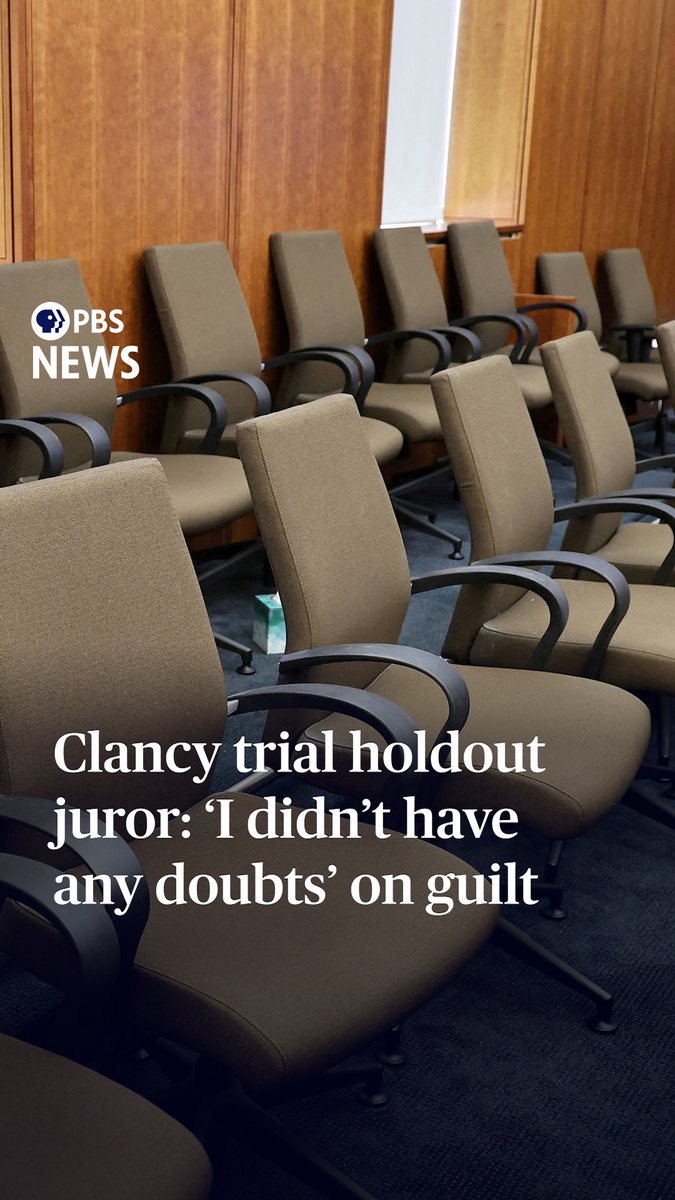 The lone holdout juror in the Lindsay Clancy trial said he “didn’t have any doubts” about her guilt in his first public comments. Michael Desronvil said in a statement through his lawyer that based on the evidence, he “thought it was enough proof that she knew exactly what she was doing and planned.” That contradicts the jury foreperson, who has said that Desronvil expressed doubts about Clancy’s guilt but wanted to convict her anyway. The judge in the case declared a mistrial earlier this month. Prosecutors must now decide whether to retry Clancy in the 2023 killings of her three children.