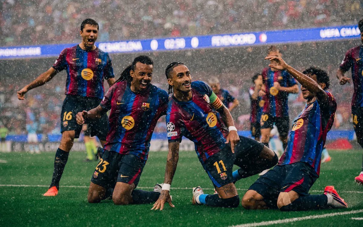 Raphinha vs Sevilla 77 minutes, hat-trick, MVP