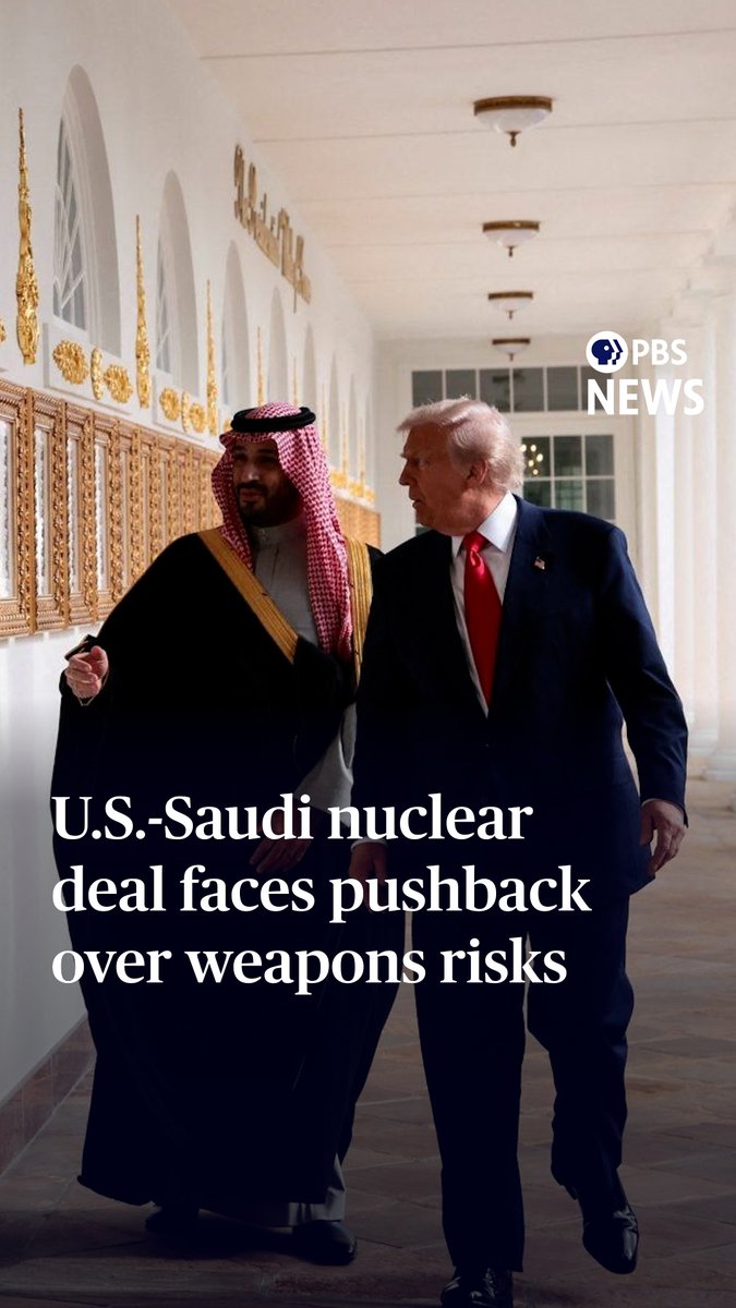 Democratic representatives introduced a resolution this week to block the Trump administration’s new civilian nuclear agreement with Saudi Arabia. The deal would open the door for the U.S. to help Saudi Arabia develop a civilian nuclear power program. But critics say it lacks key safeguards that could restrict Saudi Arabia’s ability to eventually pursue nuclear weapons. Nick Schifrin reports.