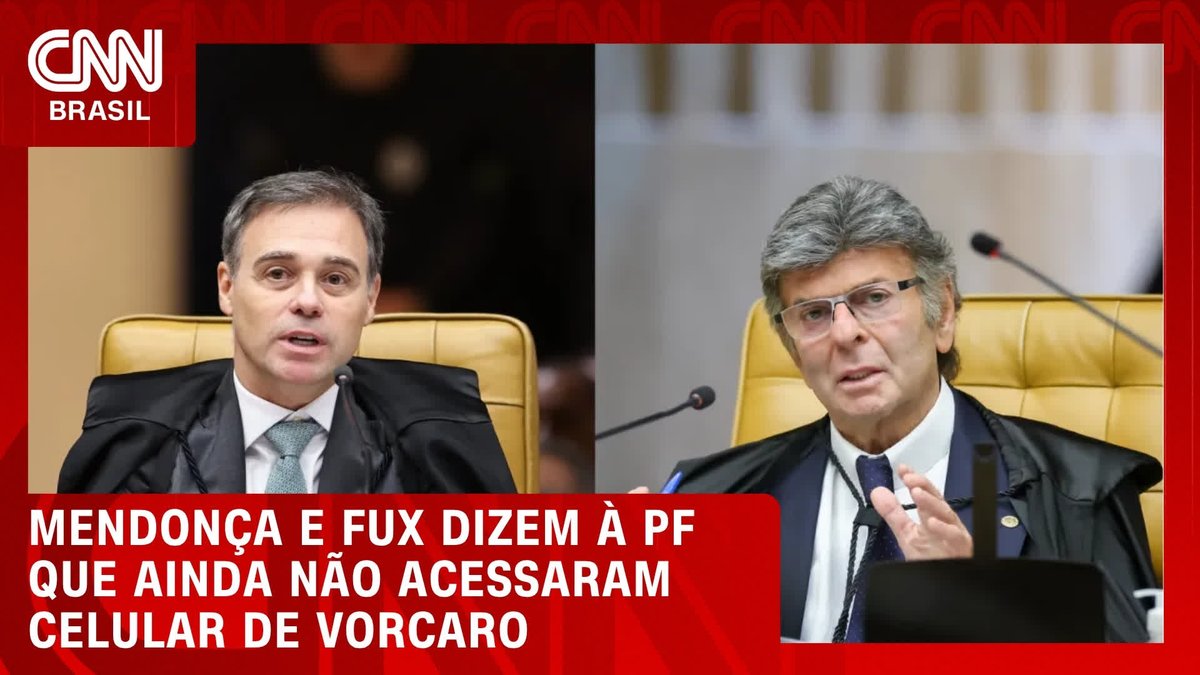 Mendonça e Fux dizem à PF que ainda não acessaram dados; assista #CNNAgora