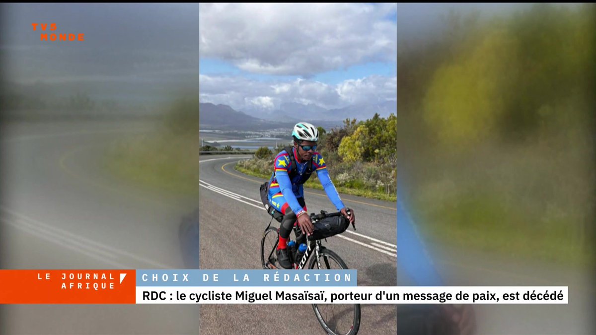 🇨🇩Miguel Masaïsaï, le🚴♂️cycliste de la paix meurt à 23 ans dans un accident de la route. Ses proches sont sous le choc. Reportage au domicile familial à Goma