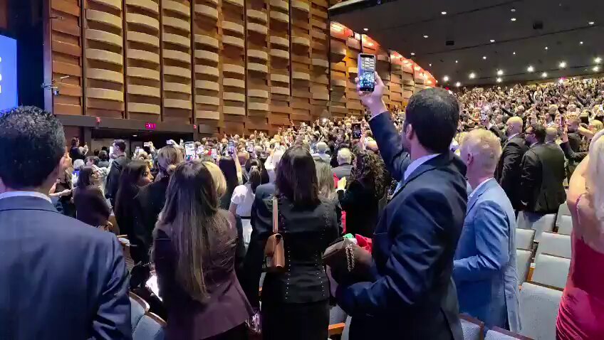 🚨 BREAKING: Video goes viral on Iranian social media showing a packed Toronto hall erupting in “Javid Shah” chants as Reza Shah Pahlavi II takes the stage. More than 3,000 people filled Meridian Hall in Toronto on Saturday and broke into chants of “Javid Shah” in support as Iran’s exiled Shah and the National Leader of the Lion and Sun Revolution, His Imperial Majesty Reza Shah Pahlavi II (Reza Pahlavi) and Canadian Conservative Leader Pierre Poilievre (Pierre Poilievre) appeared at the Cyrus the Great gathering. The Shah told the audience that the goal is “the overthrow of the Islamic Republic and reaching a free and prosperous Iran,” naming territorial integrity and national unity, separation of religion and state, individual freedoms, legal equality, and the right of Iranians to choose their future government through a free vote. Organizers presented the event as a mix of political speeches, cultural performances, and a show of unity among Iranians around human rights and Iran’s future. Several Canadian MPs from both major parties were expected to attend. #JavidShah