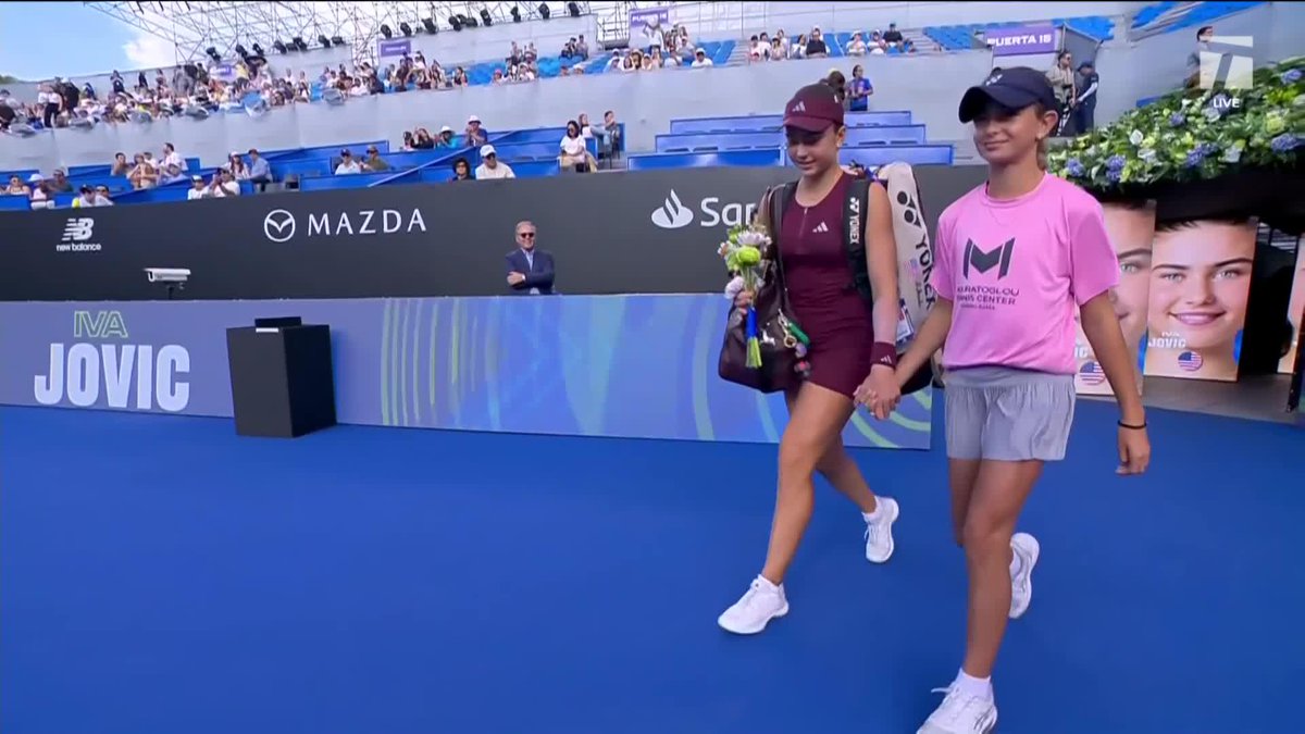 Here we go 🚀 Americans Peyton Stearns and Iva Jovic face off for the title in Guadalajara 🏆 Stream live now on the Tennis Channel App! #GDLOpen