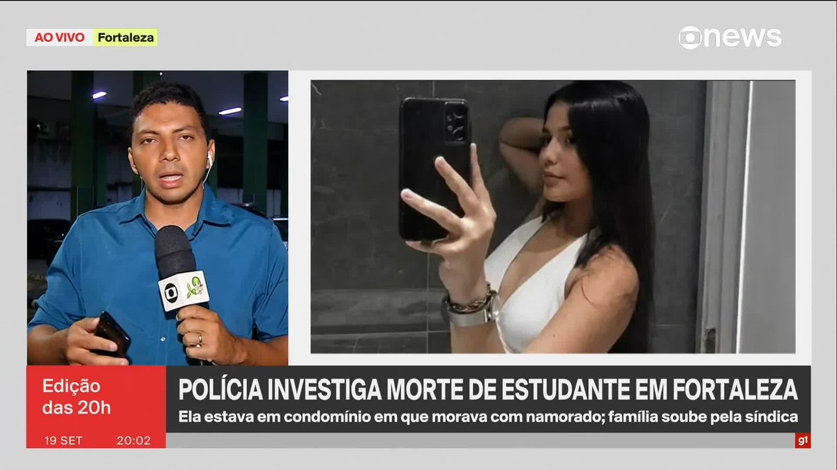 Namorado e sogra de jovem encontrada morta em condomínio de Fortaleza não compareceram ao velório e sepultamento. A mãe da vítima disse que foi bloqueada nas redes sociais. ➡ Assista ao #JornalGloboNews na TV e no Globoplay