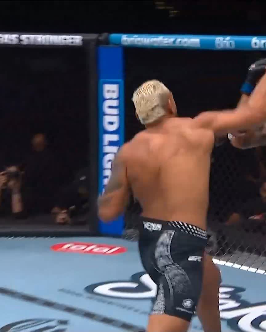 JUST NEVER STOPPED THROWING 😤 When @Gandra_Ryan hits the gas it's UP! Make it three first round KOs since joining the UFC! [ #CryptoCom #UFC331 is LIVE NOW on @ParamountPlus! ]