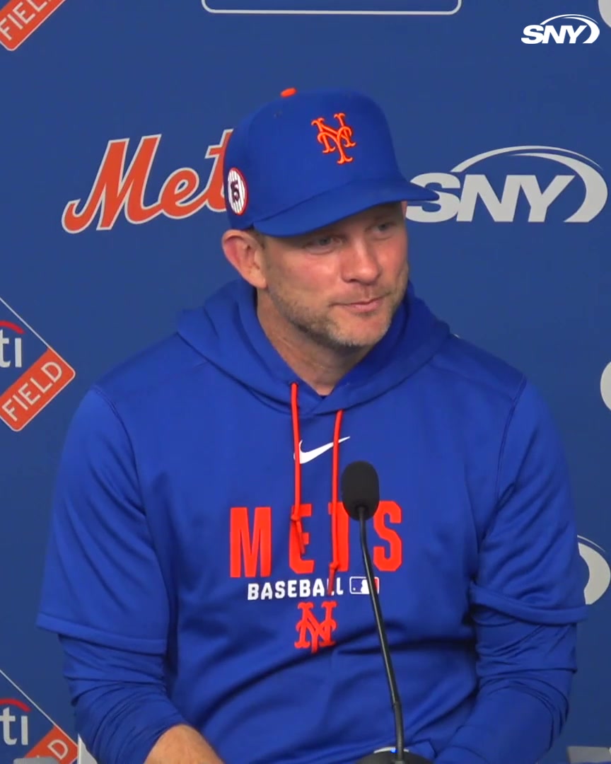 "I think we should keep taking Oklahoma State kids" 😂 Andy Green talks about Carson Benge breaking the Mets' rookie hits record: