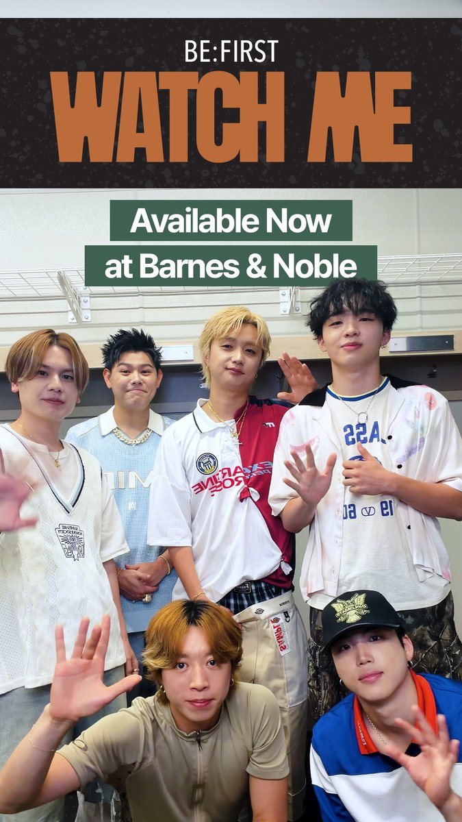 BESTY, gather at your local Barnes & Noble and grab your HOMIE Ver. today 🫶 Available at Barnes & Noble! 🔗 - BESTY、近くのBarnes & Nobleに集合して、今日からHOMIE Ver.をゲットしよう 🫶 Barnes & Nobleで発売中! 🔗 BE:FIRST #befirst #WATCHME #BF_WATCHME #hello82