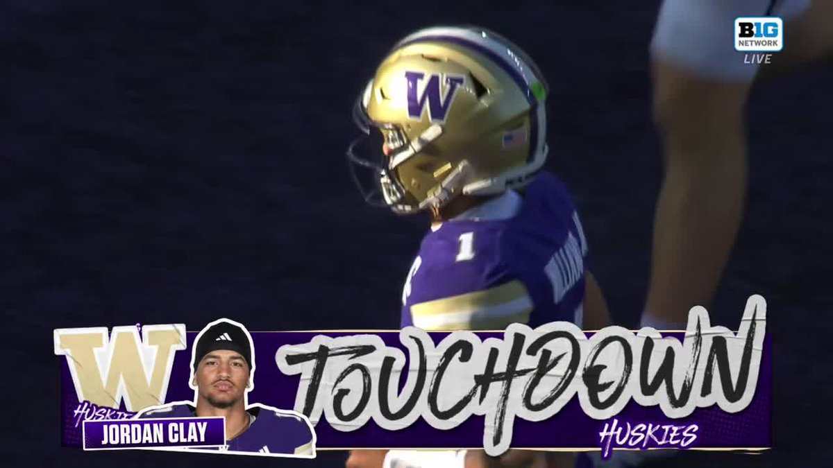 First career TD for Washington Football's Jordan Clay 🙌 Watch on BTN