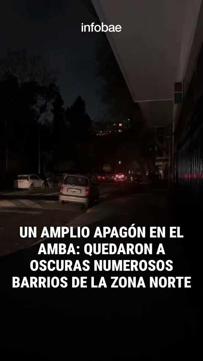 Un apagón masivo dejó sin electricidad a gran parte del norte de la Ciudad de Buenos Aires durante la noche del sábado, con el corte iniciado alrededor de las 21:00 y la afectación extendida incluso hacia sectores del Área Metropolitana de Buenos Aires.
