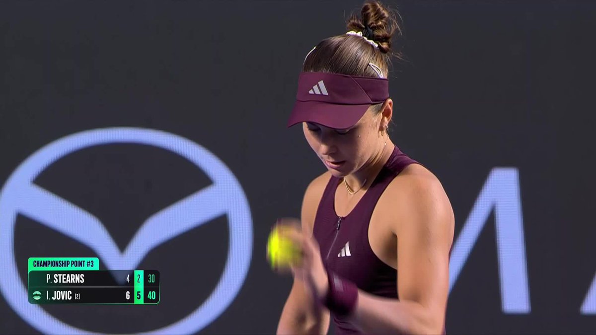Title defended 😤 Iva Jovic defeats Stearns 6-4, 6-2 and is again the champion in Guadalajara! #GDLOpen