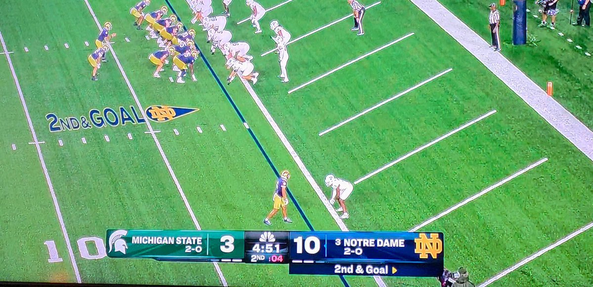 I have not seen Marcus Freeman ever mad like this at RB 👀
