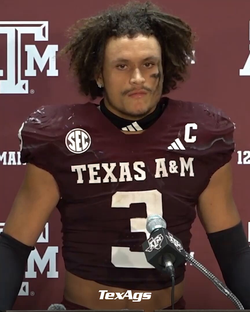 "There's a lot of football ahead of us. Our season didn't end today." Texas A&amp;M Captain Marcus Ratcliffe: