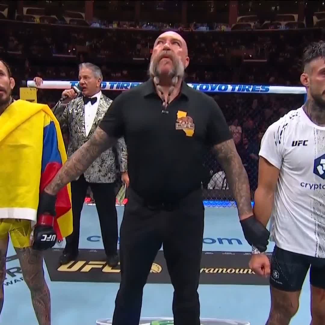 Victoria para Ecuador 🇪🇨 Victoria para Marlon "Chito" Vera por la vía del TKO 🚨 #CryptoCom #UFC331 | Ver en vivo por Paramount+ Deportes