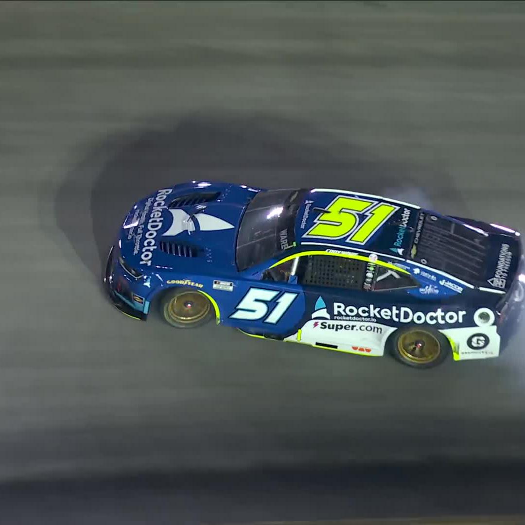 Racing three-wide at Bristol never ends well.