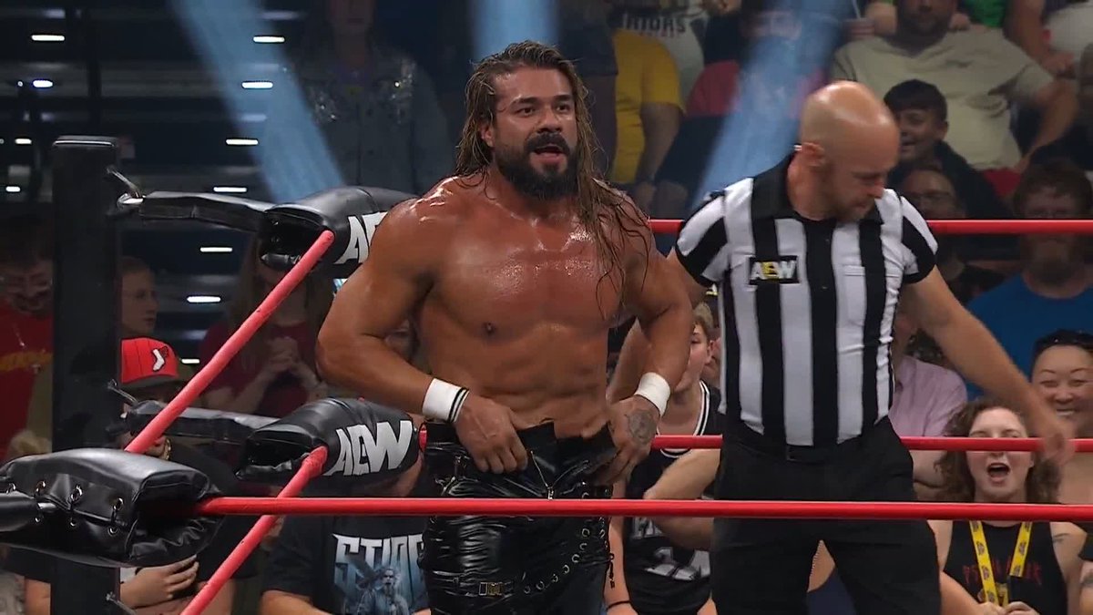 He's even more aerodynamic that way! Andrade “El Idolo” The Real Latino Man! Watch #AEWCollision LIVE NATIONWIDE on TNT &amp; HBO Max