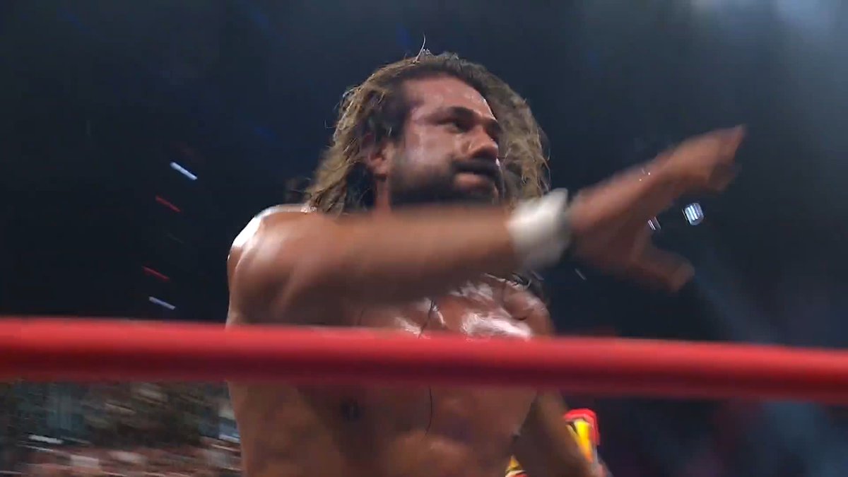.Andrade “El Idolo” The Real Latino Man! counters Daniel Garcia's pin attempt and gets the win! Watch #AEWCollision LIVE NATIONWIDE on TNT &amp; HBO Max