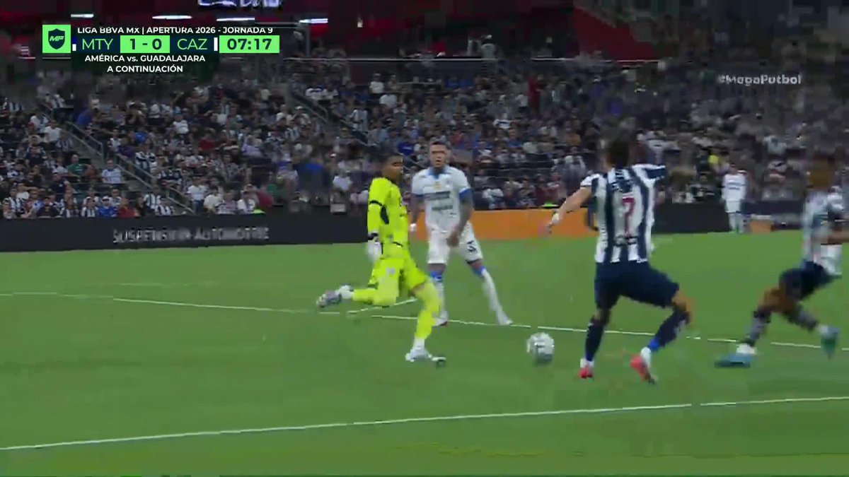 🚨 ¡GOOOOL DE RAYADOS! 💙🔥🤍 ¡Tremendo ERROR de Jeremy Márquez y Kevin Mier que César Garza no desaprovecha! ❌😱 #MegaFutbol