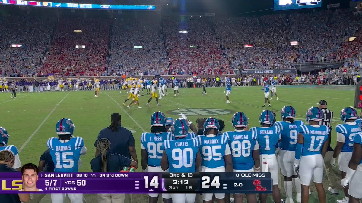 TOUCHDOWN Winston “Winnie” Watkins Jr The throw from Sam Leavitt 🤌