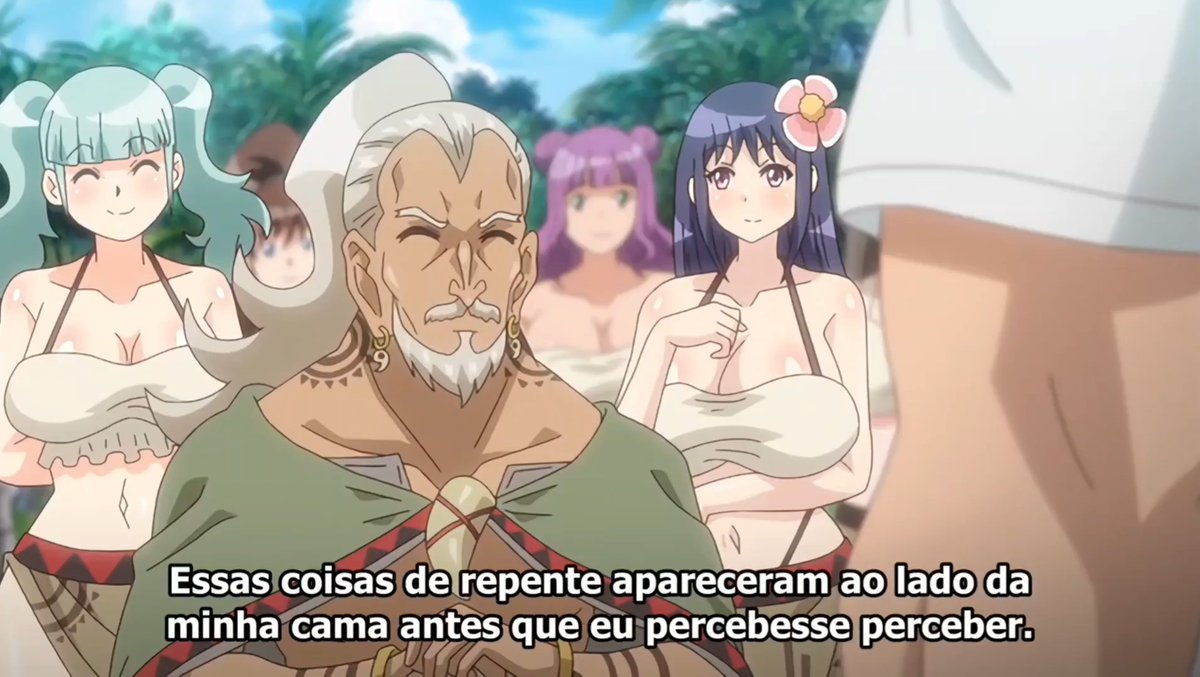 Ele foi parar em uma ilha onde só existem mulheres e mulheres super poderosas.💠 ハーレム島へようこそ Collaboration Works #新作アニメ #アニメ
