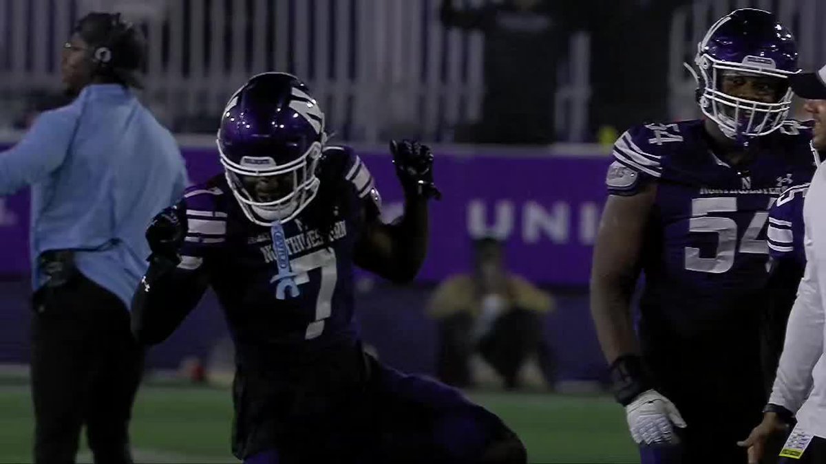 Northwestern players hitting the Prime dance 💔