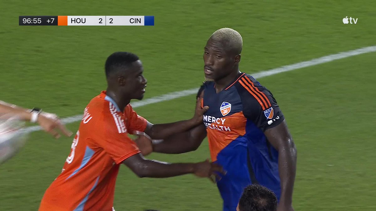 Kévin Denkey converts from the spot in stoppage time to salvage a point for FC Cincinnati! 👏