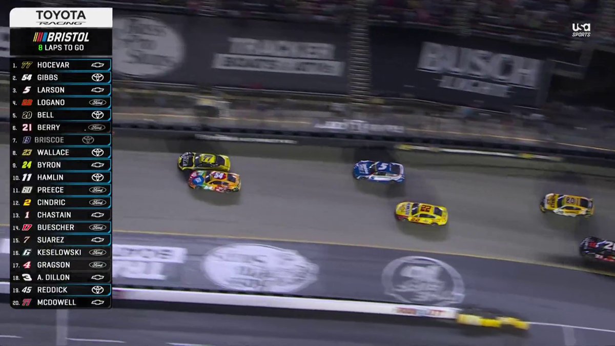JOEY LOGANO TAKES THE LEAD!!!!! 📺📱 : USA Network