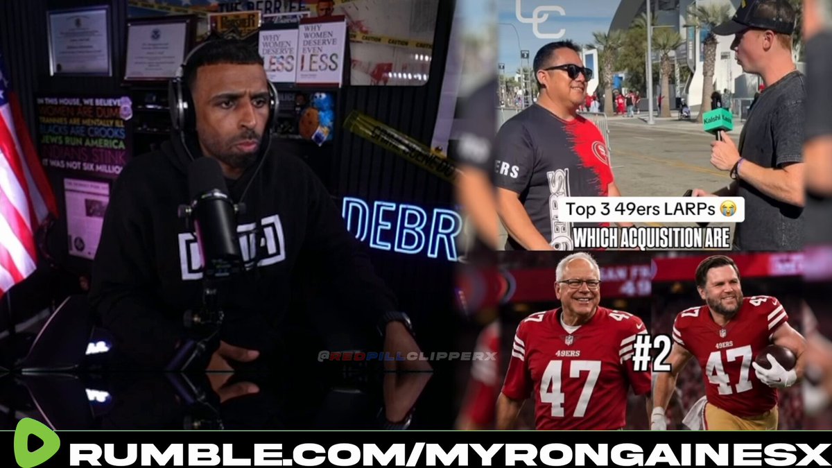 ♦️Myron Reacts To Football Fan LARPERS And LOSES IT 🤬🫠😤 "This is proof that sports is f*ckin' low IQ garbage man"
