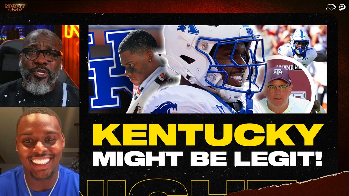Kentucky RB, CJ Baxter pulls up to join the Big 3 after a huge upset over Texas A&M CJ gives us insight on what made him decide to transfer from Texas to Kentucky shannon sharpe | Chad Johnson | isojoe | #Nightcap