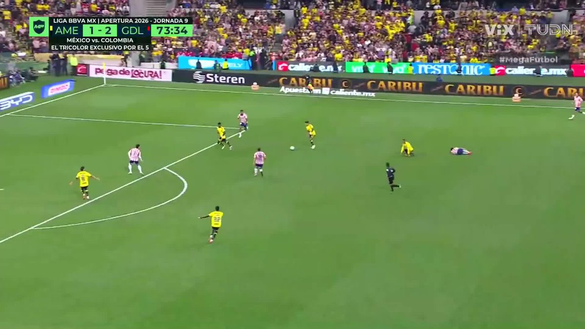 ¡Explota el Azteca, América está empatando el partido, doblete de Borja! 😎🔥 🇲🇽 #MegaFutbol 🇺🇸#SabadoFutbolero