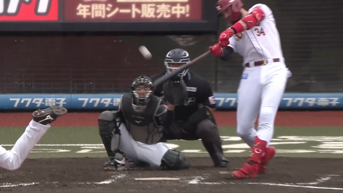 逆方向への大きな一発！🔥🔥 主砲の一撃で反撃の狼煙をあげる！💪 東北楽天 マッカスカー 選手の今シーズン第22号ソロホームランで1点を返す！🌈