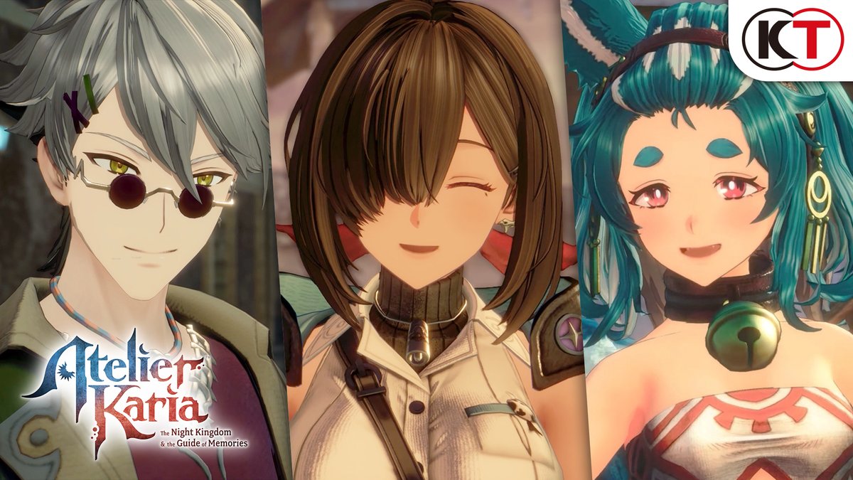 Celebrate Rutger and Lenja's return from Atelier Yumia. Now experienced members of the Aladiss Pioneering Team, the two will support Karia and her companions on their new adventure, with their interactions with new companions revealing new sides of both returning characters. #AtelierKaria