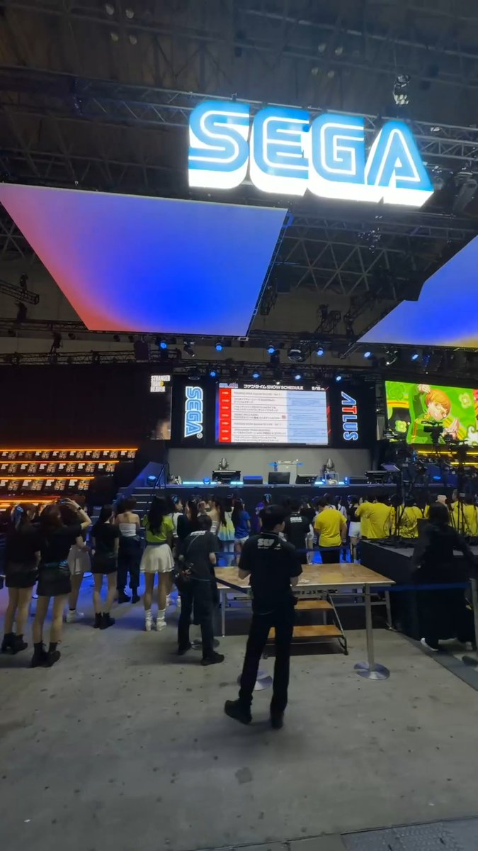 まもなく閉幕を迎える #TGS2026 過去最大規模となった、セガ/アトラスブースの全体像をお届けします。 会場に来られた方も、そうでない方も、ぜひご覧ください! #segaatlustgs26