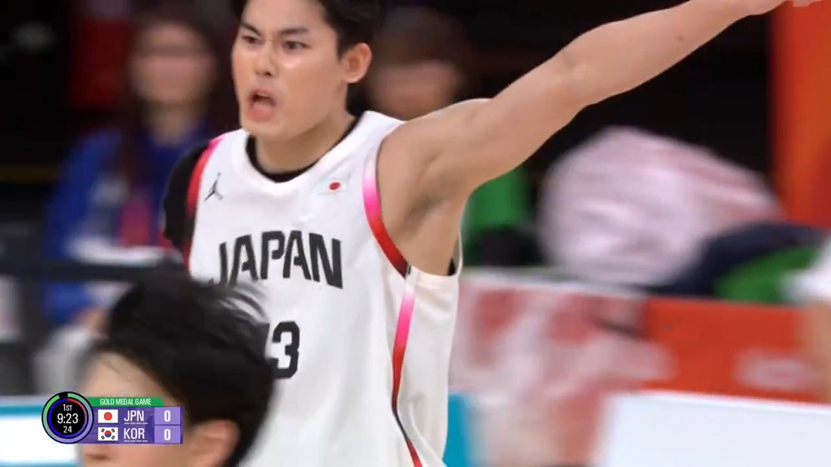 / #アジア大会愛知名古屋 📺 #TBS 系列独占生放送中✨🎌 \ 🇯🇵64年ぶりの決勝戦!史上初の金メダルなるか?🥇🔥 まずは 天才シューター #金近廉 ‼️ 🎯3Pシュートで得点🔥🏀 🏀バスケットボール男子 決勝 🇯🇵日本vs韓国🇰🇷 みんなで #日本代表 を応援しよう📣📣 📺放送スケジュールはコチラ 💻U-NEXTで複数チャンネル同時生配信▷ 📲TVerでもLIVE配信▷ © Olympic Council of Asia 2026 #バスケ #AkatsukiJapan