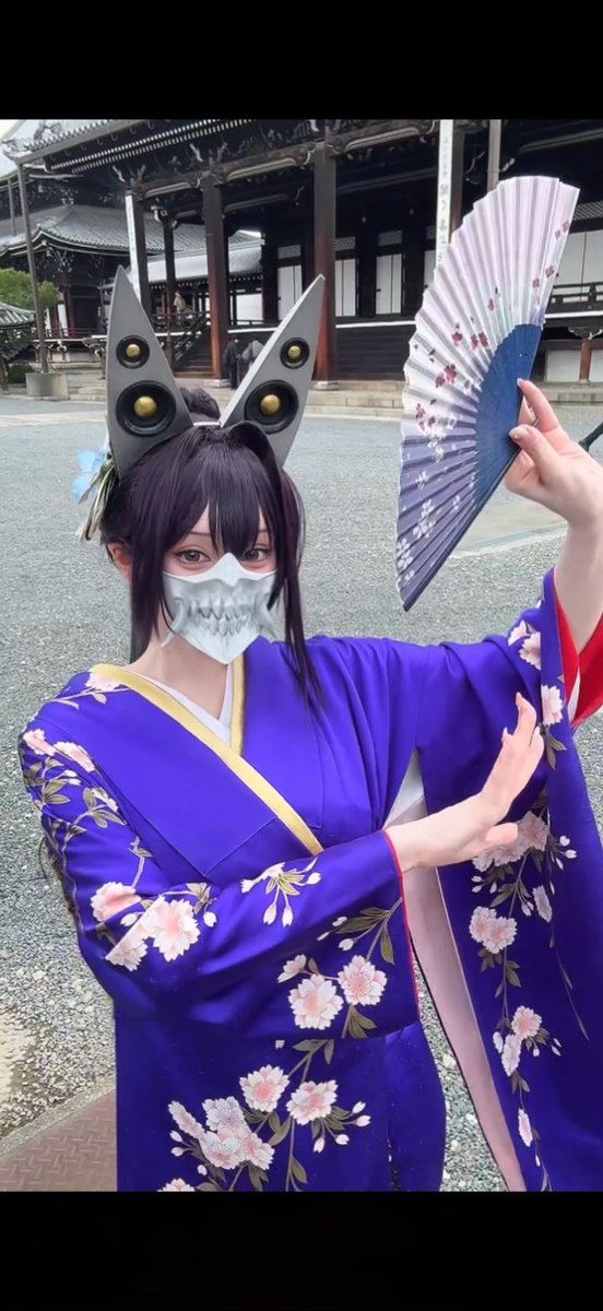 シンと巡る京都旅💜🦊 #NIKKEin京都