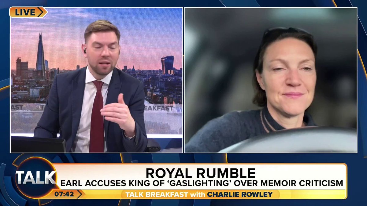 "Surely Harry must be, by process of elimination, encouraging this idea?" Editor at Large for the Mail on Sunday Charlotte Griffiths reacts to the ongoing revelations coming from Earl Spencer's book about Princess Diana Charlie Rowley | CharlotteGriffiths