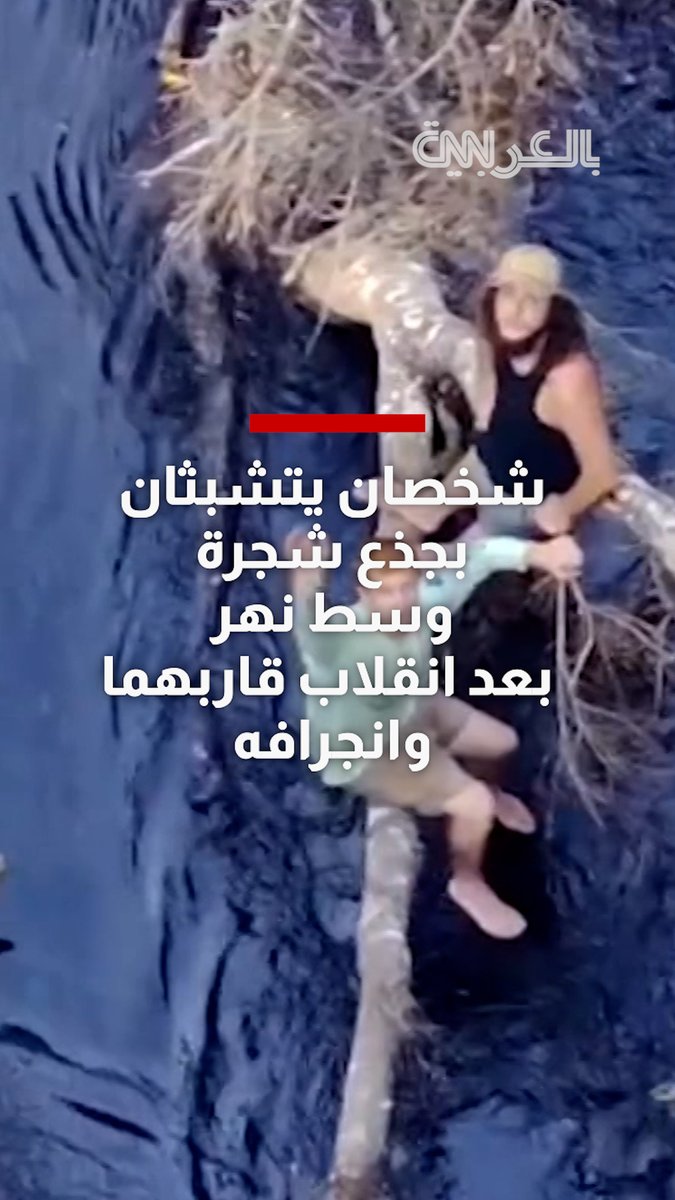 لحظات عصيبة وسط النهر.. شخصان يتشبثان بجذع شجرة بعد انقلاب قاربهما وانجرافه بعيدًا في فلوريدا