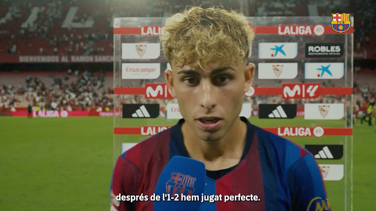 🎙️ Fermín valora la victòria i els tres punts.
