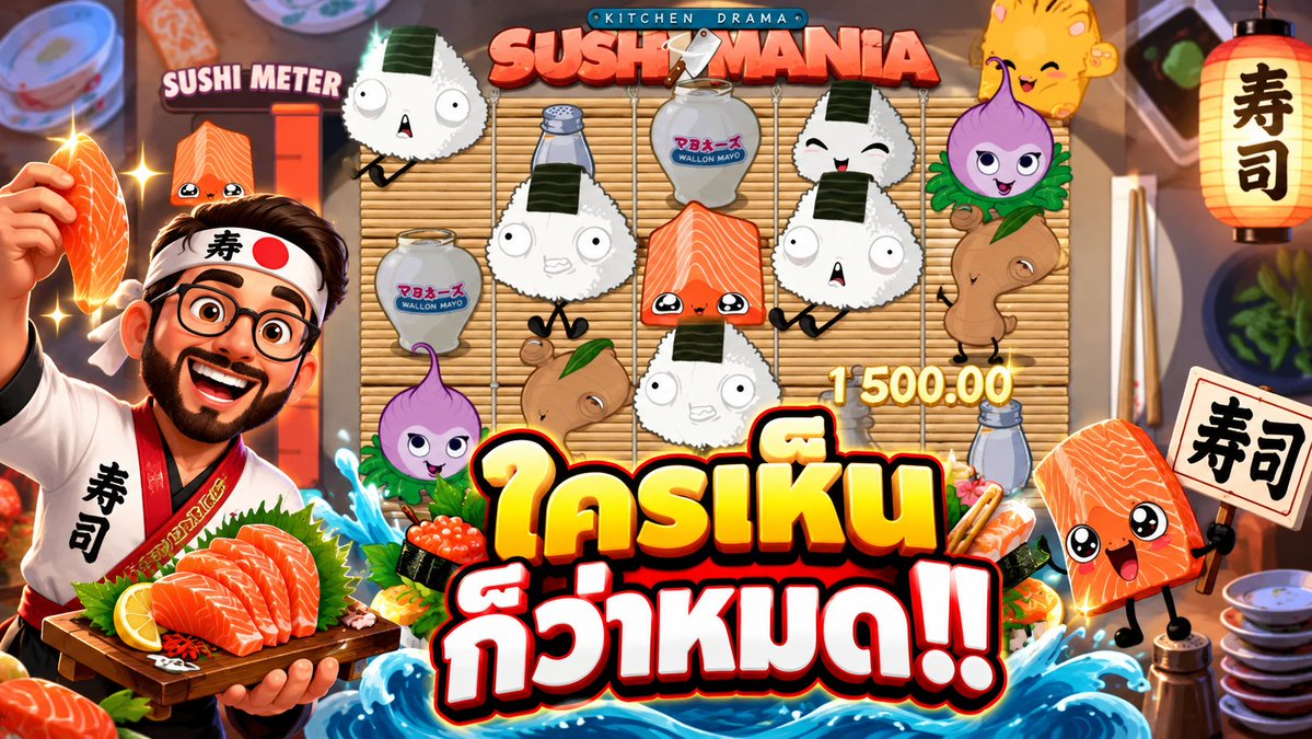 ไม่ได้สตรีม แต่มีคลิปให้ดูนะจ๊ะ เกมใหม่โนลิมิต โนลิมิต ซอลล่า จ๊อชขอเวลาาาา ซัก5นาที !!! Sishi Mania - Nolimit City ⌛️ เช็คช่องจริงทั้งหมดเฮียริช : #เฮียริชสวิตเซอร์แลนด์