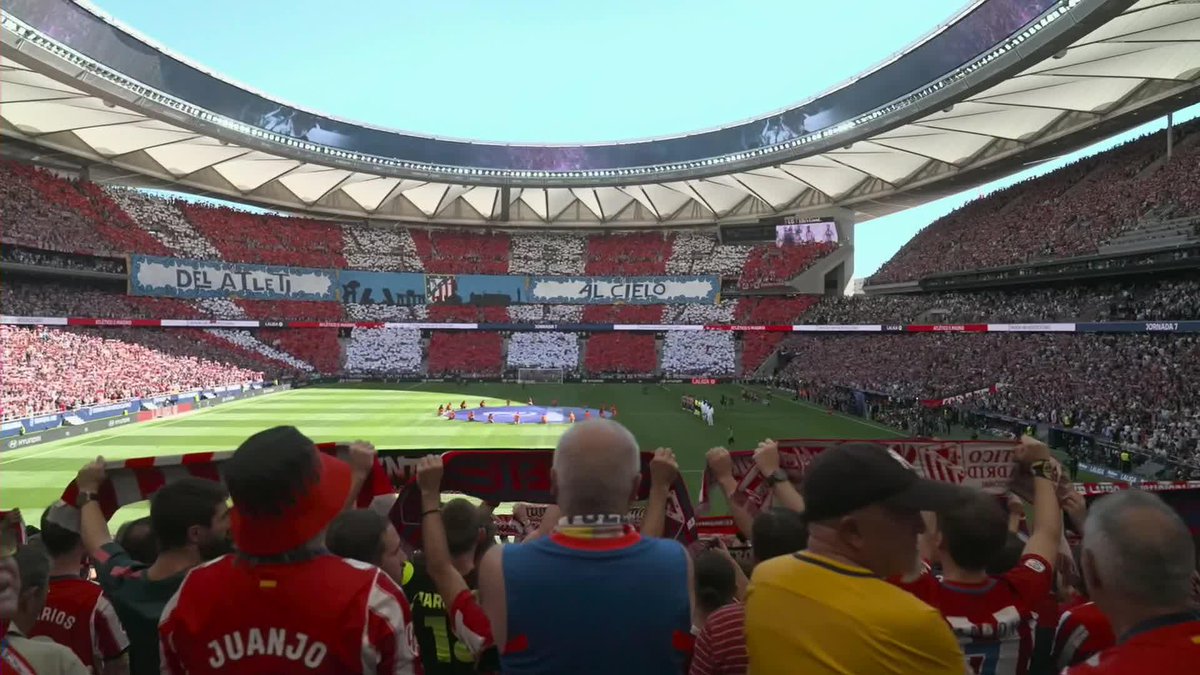 What an atmosphere at the Madrid derby 🇪🇸 📺 ESPN2