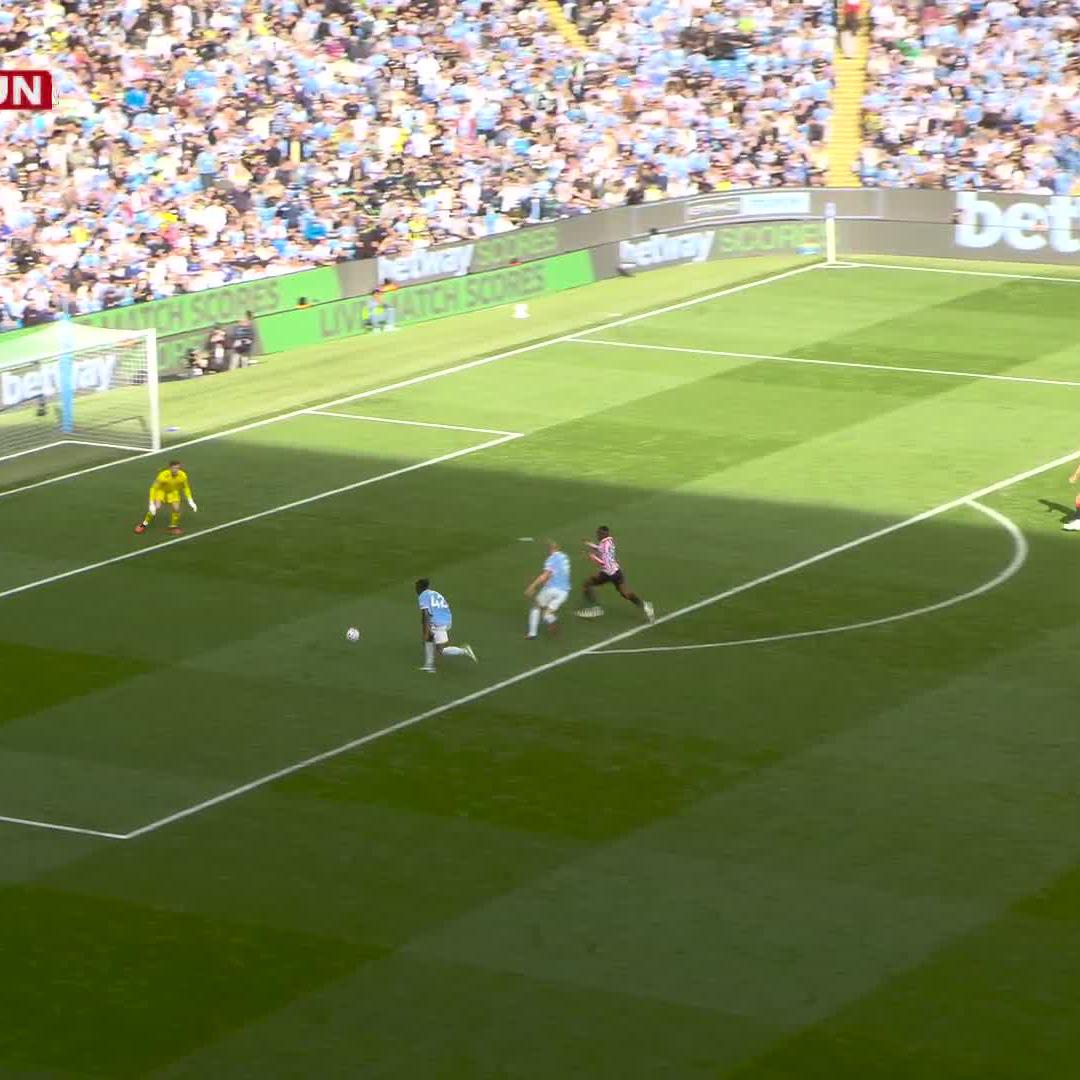 Perfect angle from Antoine Semenyo results in his second goal of the match!